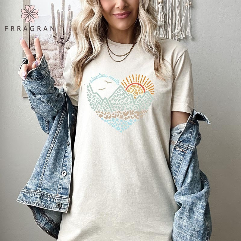 Nature Lover Mountain Camping T-shirt