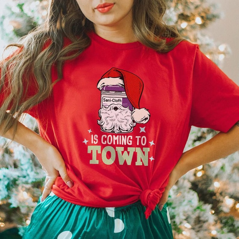 Funny Nurse Christmas T-shirt