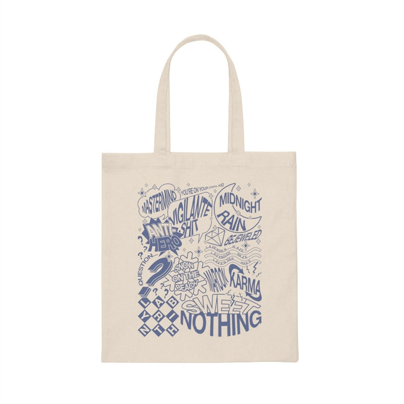 Taylor Midnights Tote Bag, Aesthetic Tote Bag