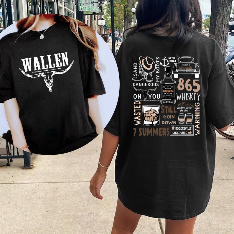 Wallen Western Cowboy Country Music T-shirt