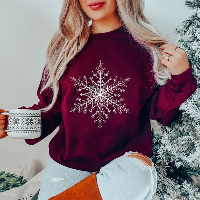 Christmas Snowflake Sweatshirt
