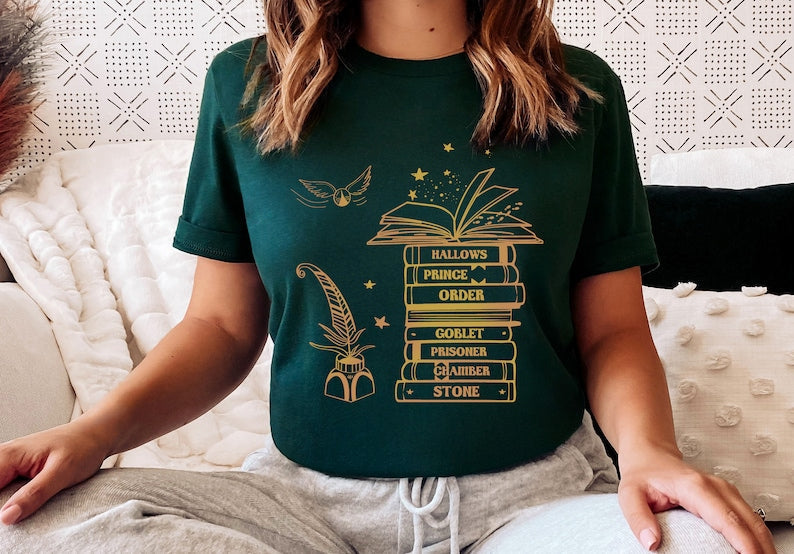 Wizarding Stories Book Lovers T-shirt