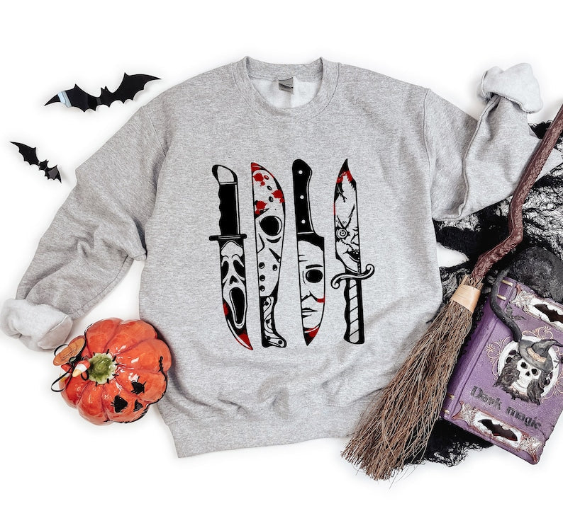 Horror Movie Characters Sweatshirt