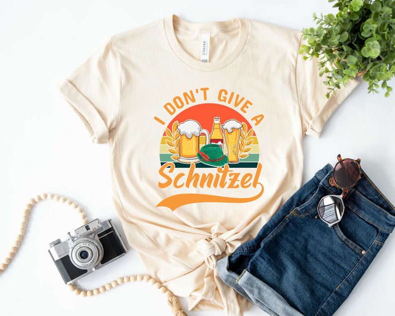 I Don't Give A Schnitzel Oktoberfest T-shirt