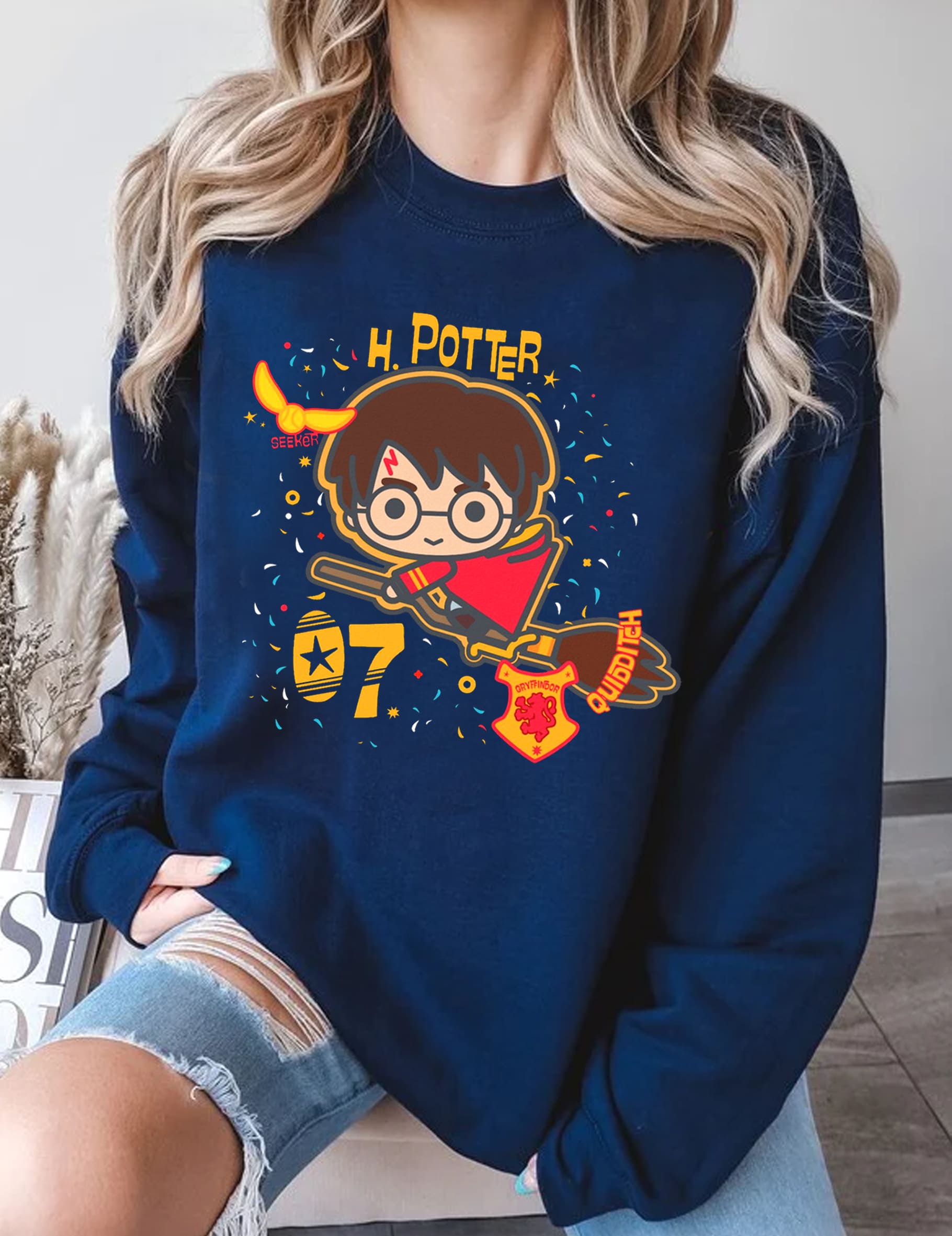 Magic Wizard School Book Lover Sweatshirt