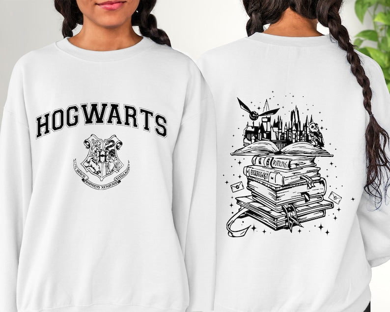Magical Wizard Castle Book Sweatshirt