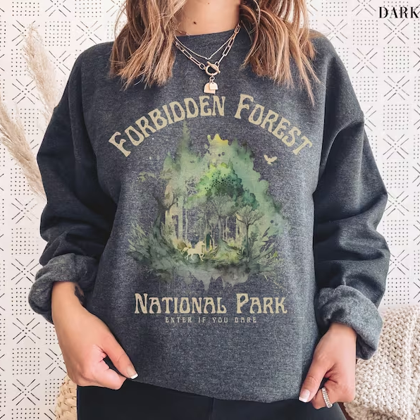 Forbidden Forest Wizard Sweatshirt National Park Sweatshirt