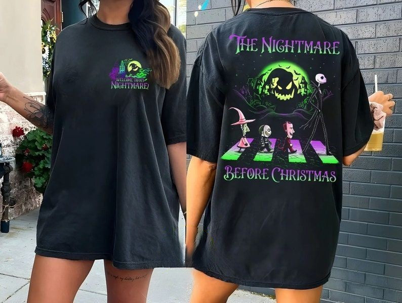 Two-sided The Nightmare Halloween T-shirt
