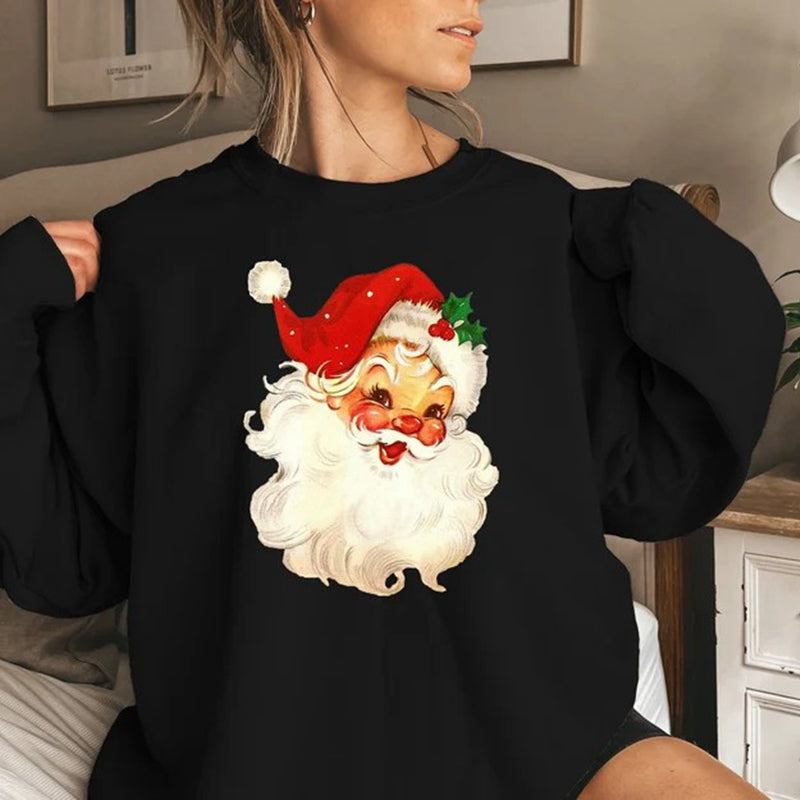 Retro Santa Sweatshirt, Christmas Sweatshirt