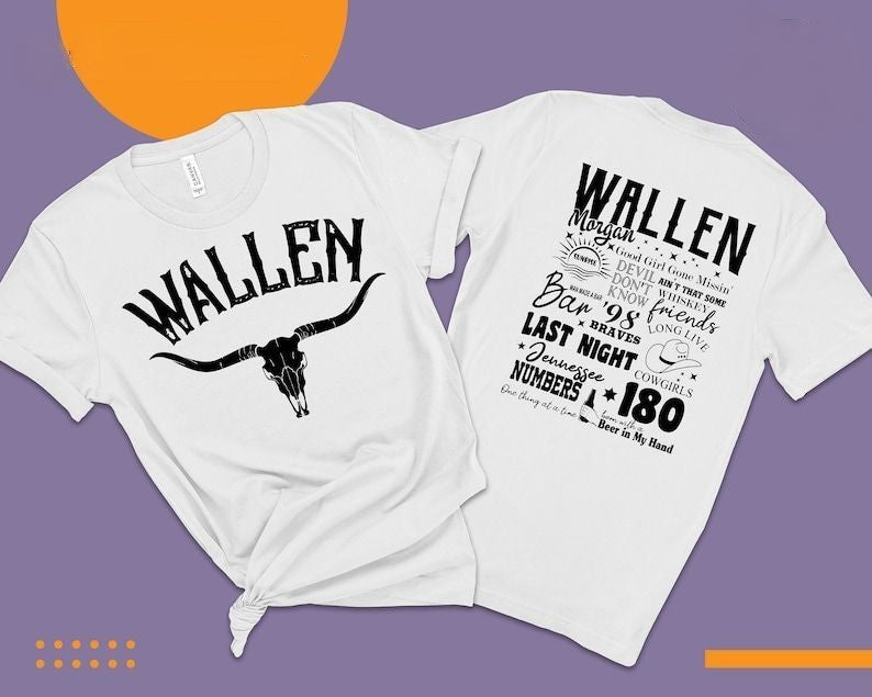 Morgan Wallen Cowboy Country Music T-shirt