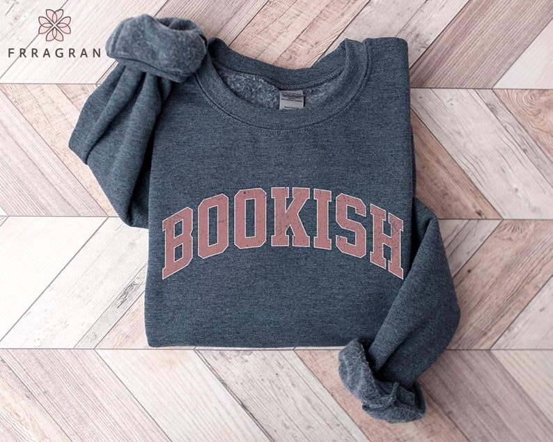 Bookish Letter Print Sweatshirt