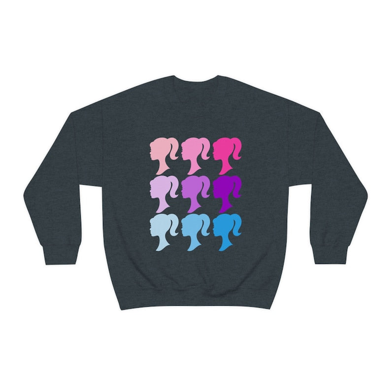 Rainbow Doll Casual Sweatshirt