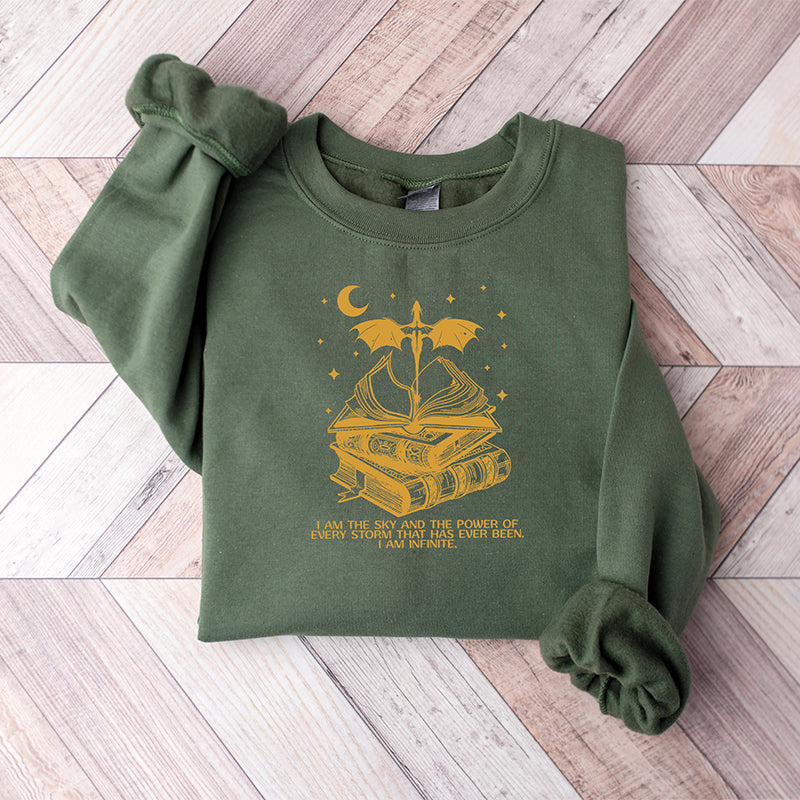I Am The Sky Fourth Wing Bookish Sweatshirt