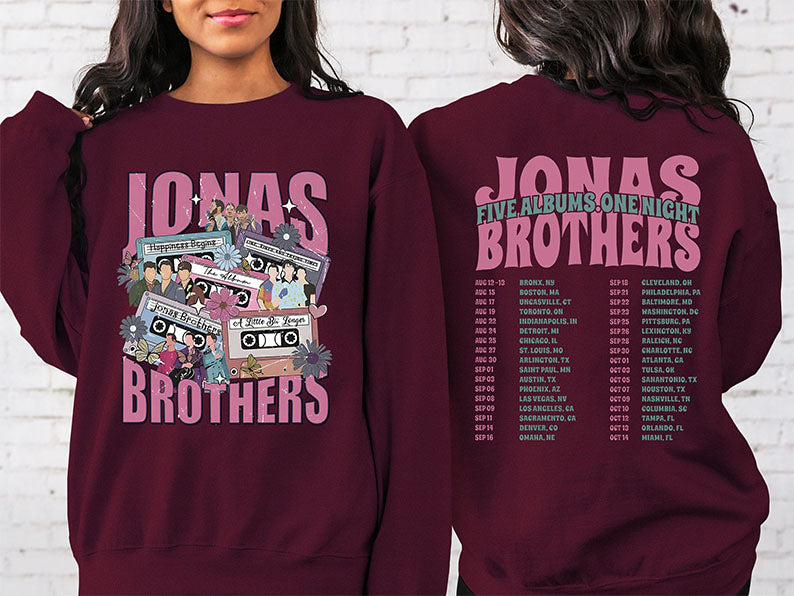 Jonas Concert Double Sided Print Sweatshirt