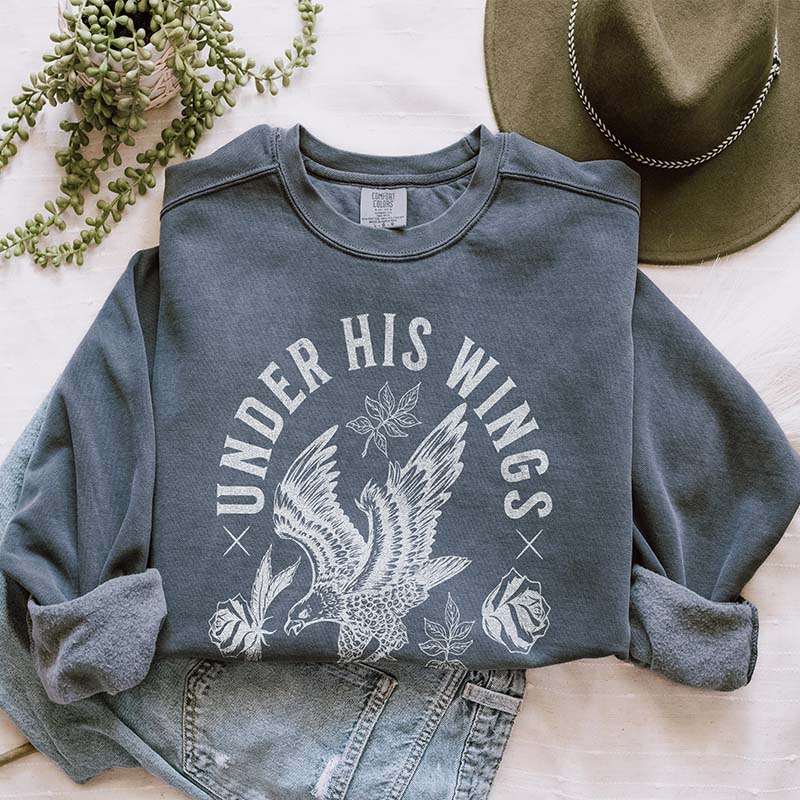 Under His Wings Faith Sweatshirt